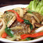 Japchae (Korean-style vermicelli)