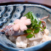 京料理 たか木 - 貝柱とほたるいか