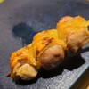 とり やまもと - 料理写真:⑨ソリレス&内腿肉(名古屋コーチンS)【塩】
脚の付け根のピンポン玉サイズの部位、筋肉質ながら脂ものり美味、肉汁が溢れ、脂の質が桁違い、レアな火入でこれまた美味しさが深く濃厚だが後味スッキリ、激ウマ
