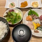 港直送板長お造り定食