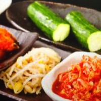 一頭買焼肉 玄 浅草本店 - キムチ、豆もやしのナムル、カクテキときゅうり！