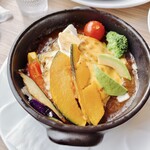 デニーズ - 料理写真:野菜のカラフルハンバーグカレードリア 1364円
