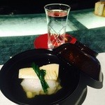 円山旬 - 白魚真丈と筍のお吸い物