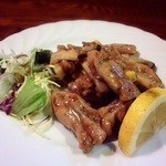 居酒屋又兵衛 - せせりとエリンギバター焼き（2015.3月）