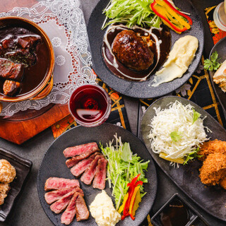 黒毛和牛サーロインや広島県産牡蠣フライの定食◆観光の合間にも
