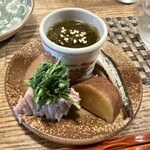 にほん酒と肴 酔音 - 料理写真:お通し