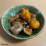 マックスバリュ - 一味唐辛子を掛けいただきました