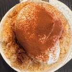 TechCafé - 大内山牛乳とアッサムのロイヤルミルクティーのかき氷