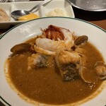 ブラッスリーオザミ丸の内 - オマール海老と魚介のブイヤベース、こちらも今回の主菜メニューには無かったな〜2022.07