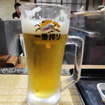青柳 - 生ビール660円