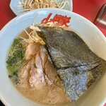 ラーメン山岡家 - 料理写真:醤油ネギチャーシュー、白髪ネギ