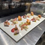 A Delicious Service - コース料理の一部