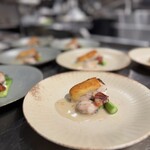 A Delicious Service - コース料理の一部