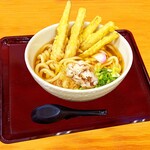 四ツ木製麺所 - 料理写真:ごぼ天かすうどん