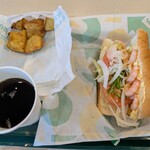 サブウェイ - 料理写真:えびたま レギュラー ポテトドリンクSセット