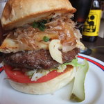 ゲリラバーガー第６弾：国産タケノコたっぷりの和風バーガーＬパティ