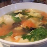 中華料理雲瀧 - トマトと豆腐のスープ