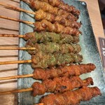 博多ぐるぐるとりかわ 竹乃屋 - 博多ぐるぐるとりかわ３種食べ比べセット  1,760円(税込)  竹乃屋味4本＆明太チリ味3本＆ゆずこしょう味3本