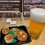 ディムサム デリ フーキ - 焼売とニラ餃子＆二度注ぎ