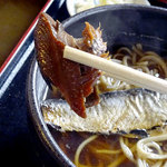 和寒雪割そば - にしんそば850円