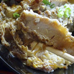 和寒雪割そば - かつ丼650円