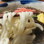 Tachi Maya - 麺はコシがあって、美味しいです。
                        スープも上品な鰹・昆布出汁で、沖縄の普通の食堂で食べるのよりはずっとレベルが高いと思います。
                        