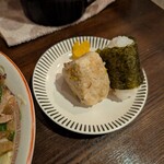 麺屋 菜心 - チャーハンむすび＆白むすび