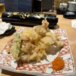 対馬のどぐろとイカ活き造り 博多 魚蔵 - 