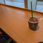 スターバックスコーヒー - Short アイスOneMoreコーヒー（グラス変更、無脂肪乳追加、ハチミツ追加全て無料）