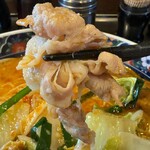 東京おぎくぼラーメン ゑびすや - 豚肉リフト