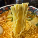 東京おぎくぼラーメン ゑびすや - 麺リフト