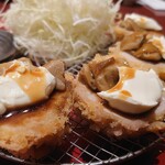 epais - マスカルポーネチーズ&ポルチーニ茸のヘレかつ定食♪