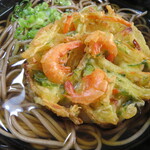 ハローズ - 料理写真:海老と野菜のかき揚げそば