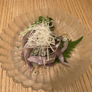 居酒屋 点 - 料理写真:アジ刺身