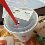 バーガーキング - ドリンク写真:あの、密閉パッチンシールじゃ無い。