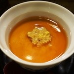 右江田 - ウニの茶碗蒸し