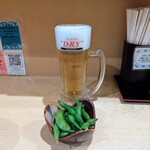 天ぷら・あて巻き そばいち - ビール