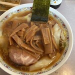 春木屋 - 料理写真:しゅうゆワンタン麺+メンマ