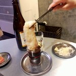 新宿焼肉 ホルモンいのうえ - これから茶色に染まります