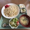 和泉屋 - 焼きめしセット1,200円サラダ、冷奴、小鉢みそ汁付