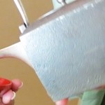 招福樓 - まずは盃で食前酒は秋田の大清水