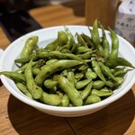 大衆とり酒場 とりいちず - 焼き枝豆からスタートでちた☆*:.｡. o(≧▽≦)o .｡.:*☆