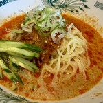 日高屋 - 料理写真:冷やし担々麺!スープが美味しくて、完飲したら、胃がチリチリ。