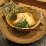 虎白 - 煮物：相並 筍 新玉葱 芹