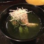 帰燕 - 新筍入り真薯 カニ身 こごみ ワカメ