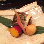 帰燕 - カマスの木の芽焼き