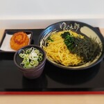 ゆで太郎 - 料理写真:ざるラーメン サービス券コロッケ