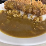松家カレー - ✅カツカレー¥900
　※食券購入後、店員さんからご飯量を聞かれ
　　大盛り350gを申告！
　※キャッシュオンリー