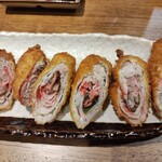 日和屋 豆蔵 - 梅しそロールカツ