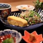 こめ田心 - だし巻き玉子、豚の西京焼き